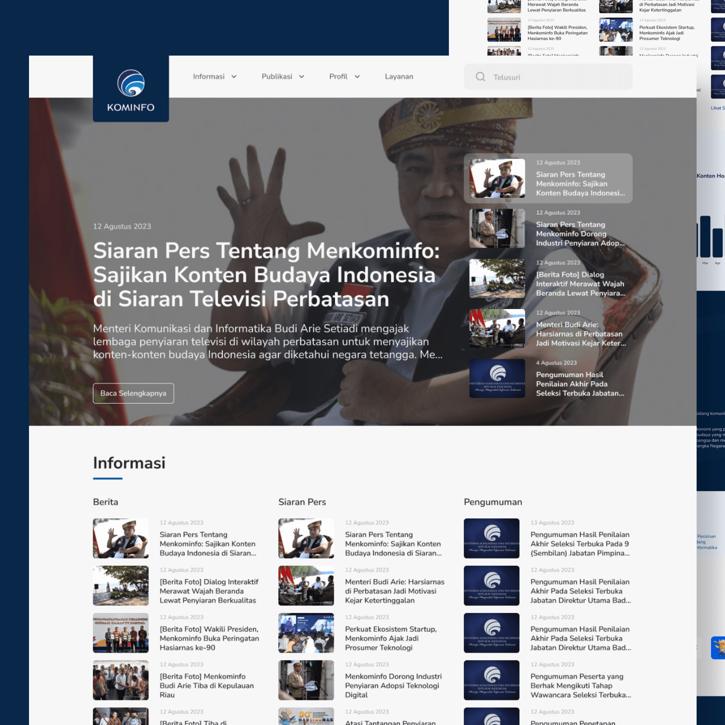 Redesigning Kemkominfo Home Screen Using Heuristic Evaluation