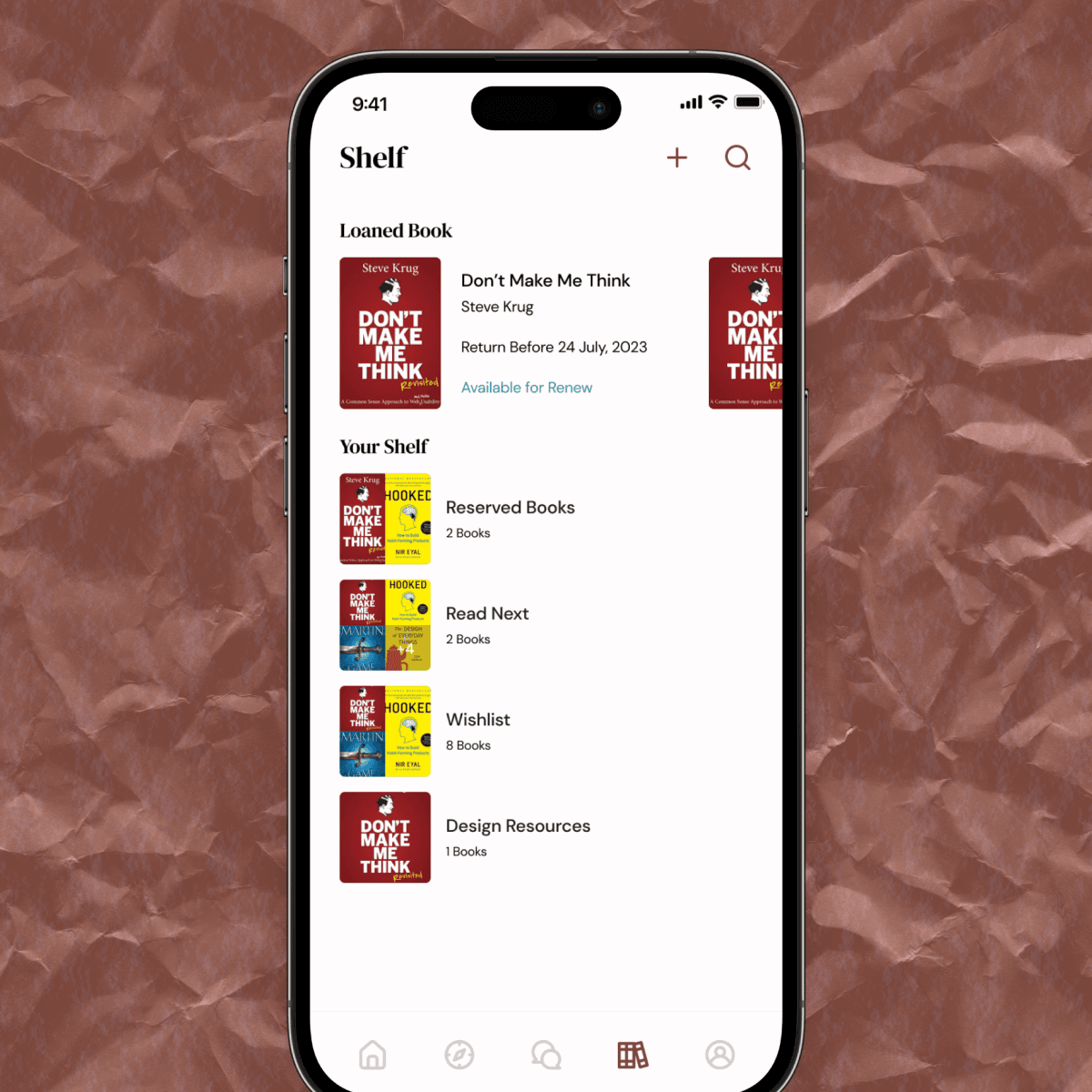 Library App Showcase Page 7