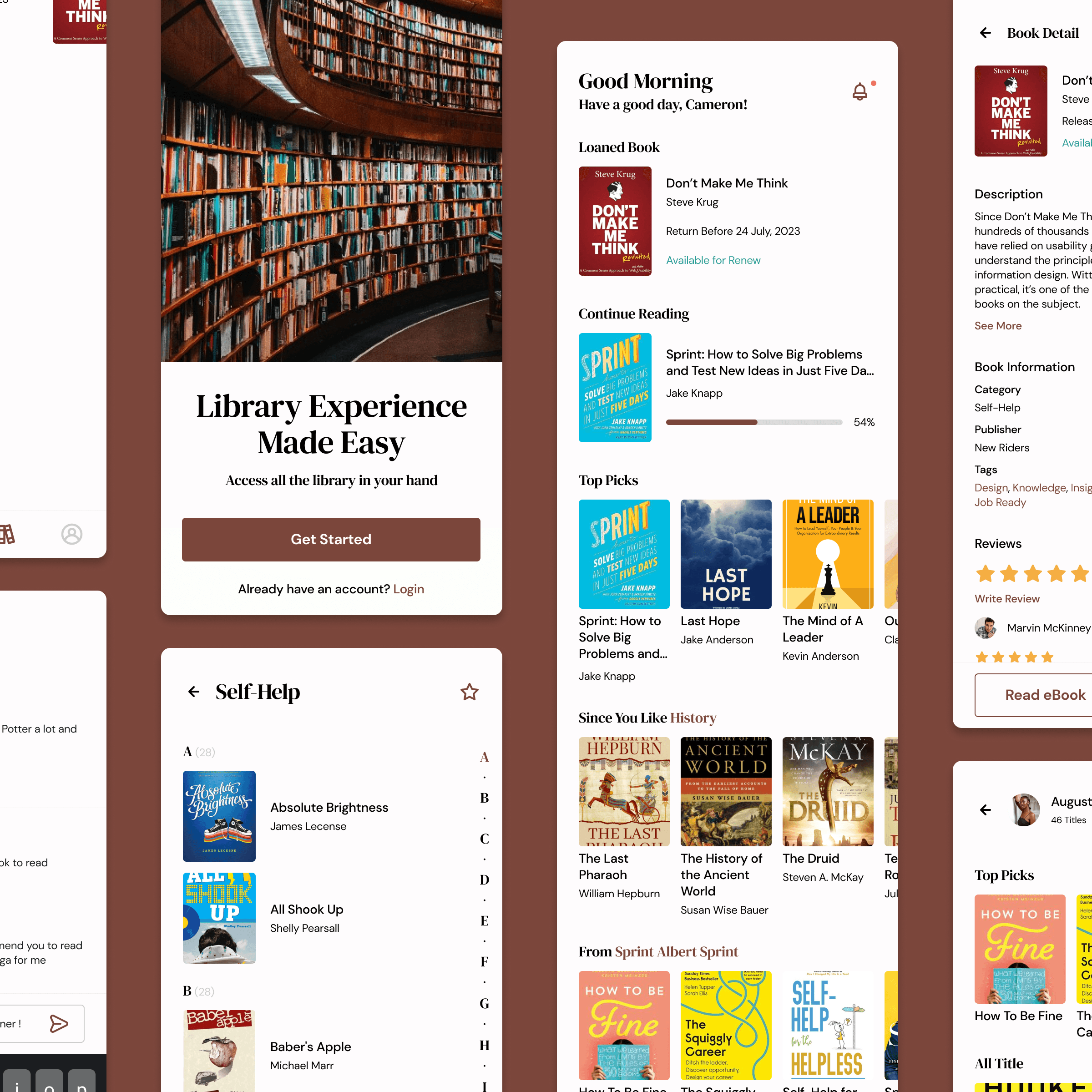 Designing Clean and Simple Library App